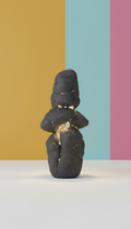 Charcoal Sculptural Floor Lamp